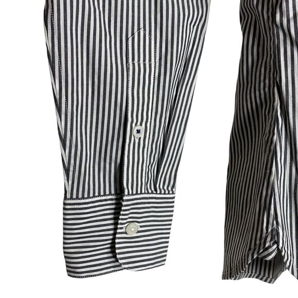 J Crew Button Up Shirt Womens 2 Striped Slim Fit Stretch Cotton Poplin AW239 NWT - Picture 9 of 13